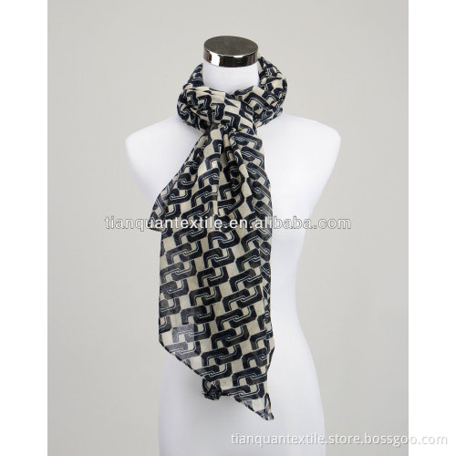 polyester grey fabric for scarf